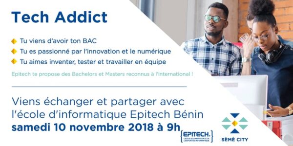 Epitech Challenge Bénin reprend ses quartiers à Sèmè City ce 10 novembre