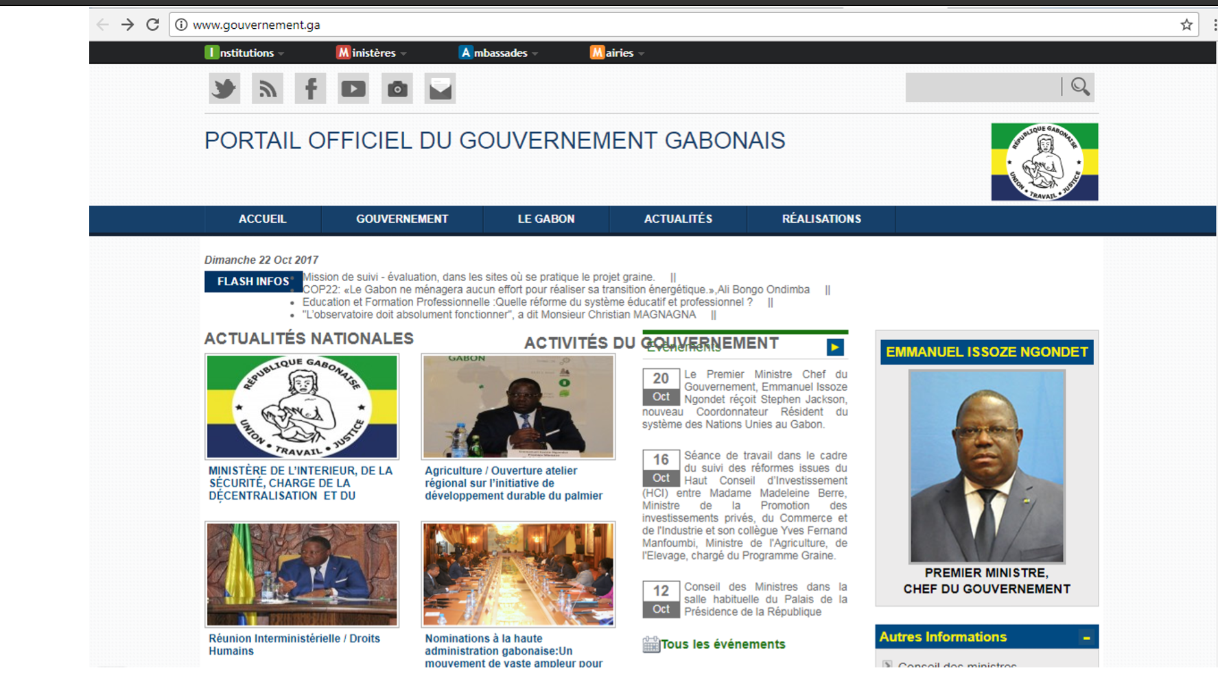 Gabon et digital
