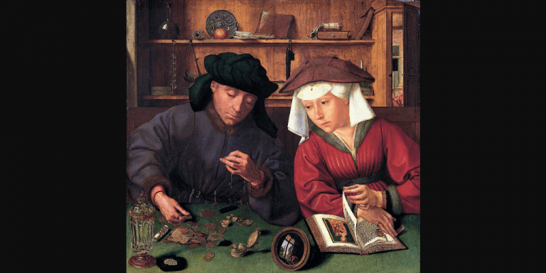 Le prêteur et sa femme - Quentin Massys