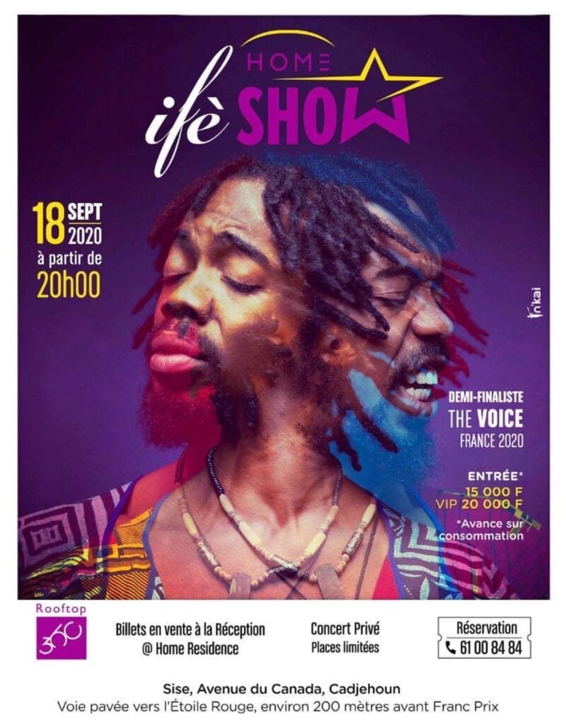 Ifè l'Artiste, concert Cotonou